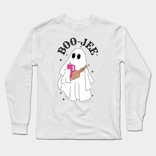 Boo-Jee Stanley Halloween Inspired Ghost Long Sleeve T-Shirt